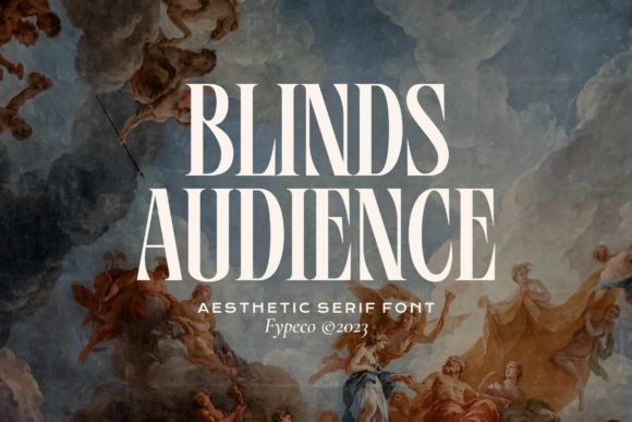 Blinds Audience: A Modern Serif Font for Scroll-Stopping Marketing Design