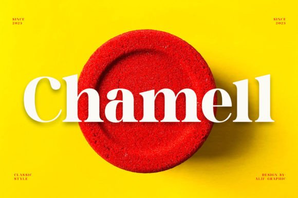 Chamell: A Modern Serif Font for Sophisticated Branding Projects