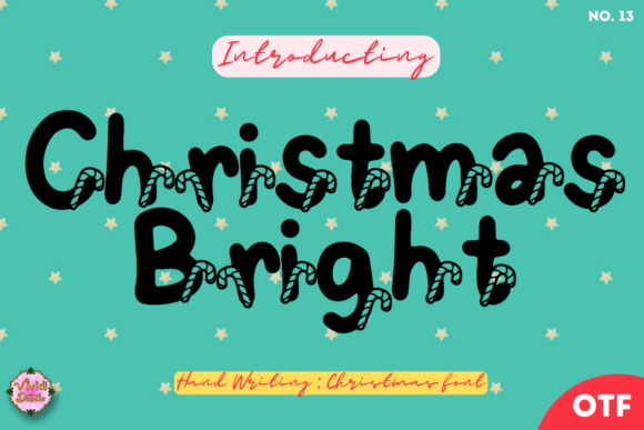 Christmas Bright 13: A Festive Decorative Font for Web and Digital Branding