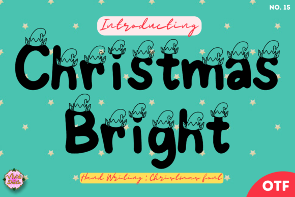 Christmas Bright 15: A Festive Hand-Lettered Font for Seasonal Branding