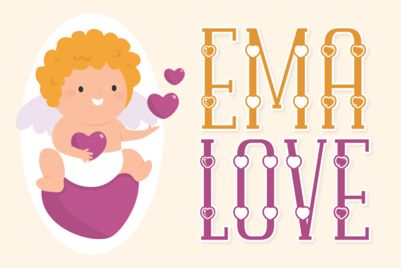 Ema Love: A Cute and Sweet Decorative Font for Handmade Creations