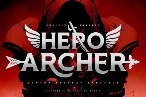 Hero Archer: Bold Serif Font for Dynamic Designs
