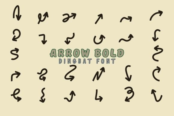 How Arrow Bold Dingbat Font Adds Charm to Branding Projects