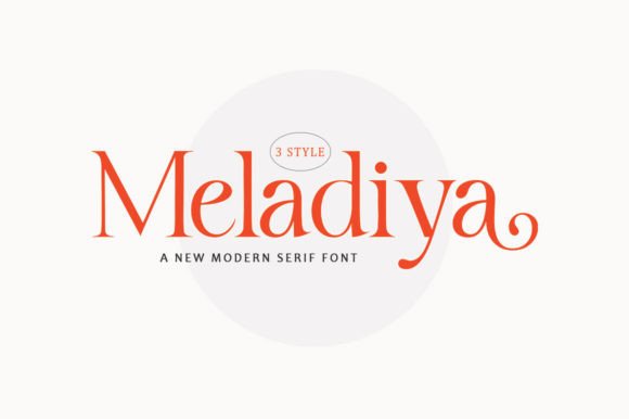 How Meladiya Elevates Brand Campaigns with Elegant Serif Typography