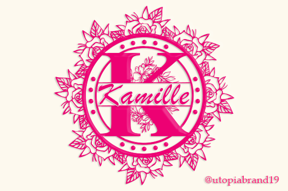Kamille Monogram: A Decorative Font That Elevates Small Business Branding