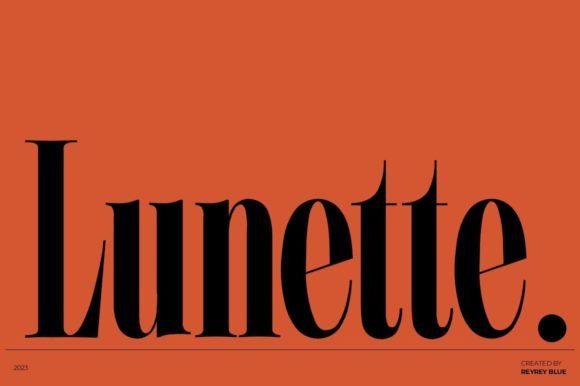 Lunette: A Stylish Serif Font for Elegant Web Design