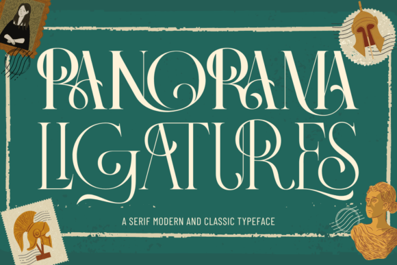 Panorama Ligatures: A Serif Font for Elegant Editorial Design