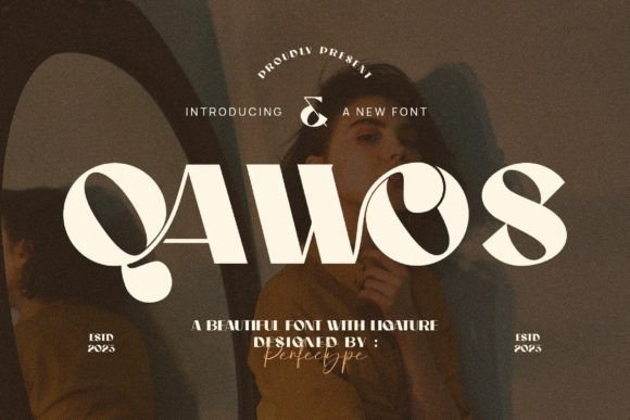 Qawos: An Elegant Serif Typeface for Modern Editorial Design