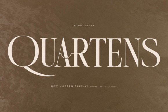 Quartens Typeface: A Designer’s Go-To Serif Font for Elegant Branding