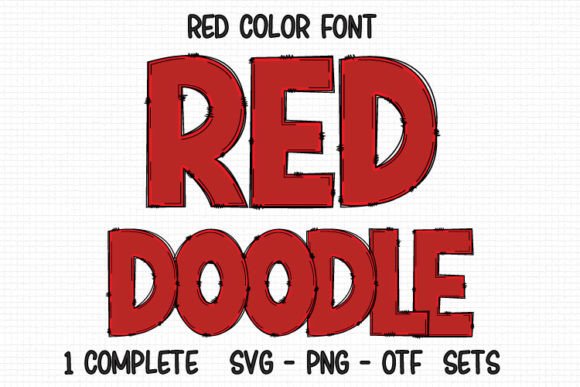 Red Alphabet: A Sweet and Friendly Color Font for Campaign Designs
