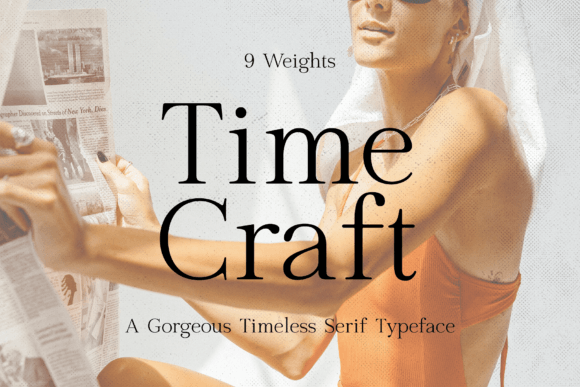 Time Craft: A Serif Font for Timeless Digital Branding