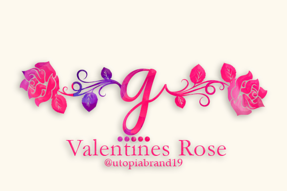 Valentines Rose Monogram: A Decorative Font for Elegant Campaign Typography