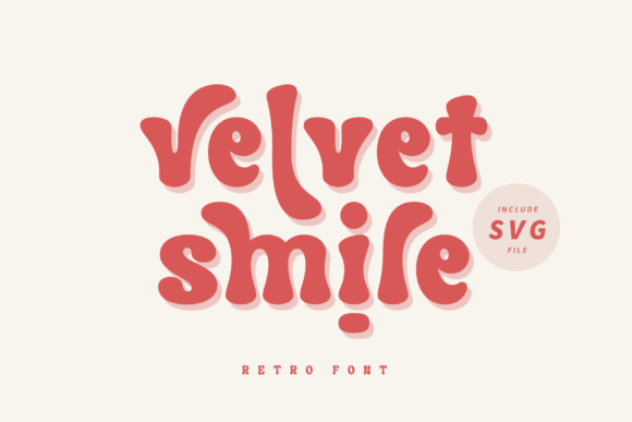 Velvet Smile: A Retro Serif Font for Timeless Branding Projects